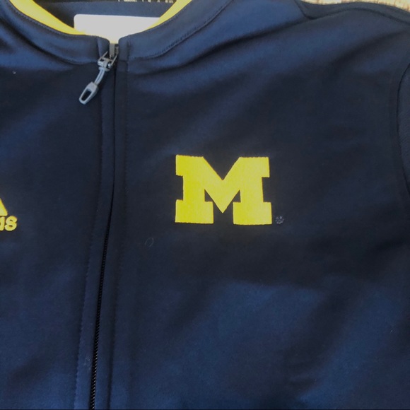 Adidas University of Michigan Zip Up - Picture 3 of 4